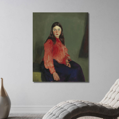 Maria Di Connemara Robert Henri rhn44 quadro stampato su tela