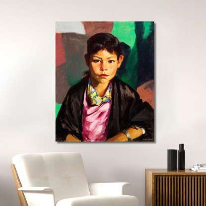 Pepita Robert Henri rhn54 quadro stampato su tela