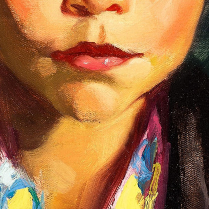 Pepita Robert Henri rhn54 quadro stampato su tela