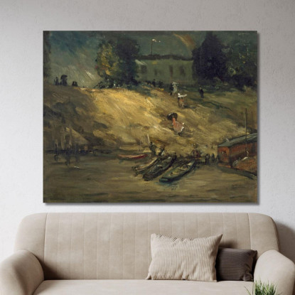 Acquazzone Improvviso Robert Henri rhn64 quadro stampato su tela