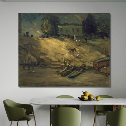 Acquazzone Improvviso Robert Henri rhn64 quadro stampato su tela