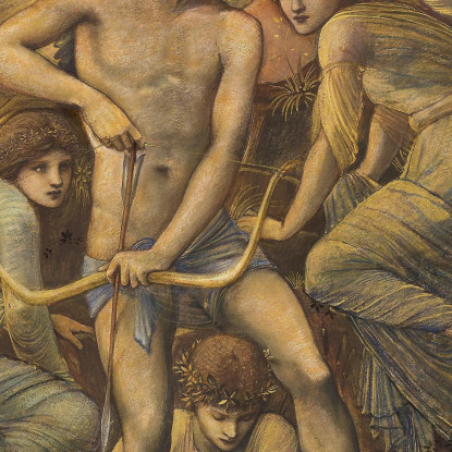 I Campi Di Caccia Di Cupido Sir Edward Coley Burne-Jones ecb11 quadro stampato su tela