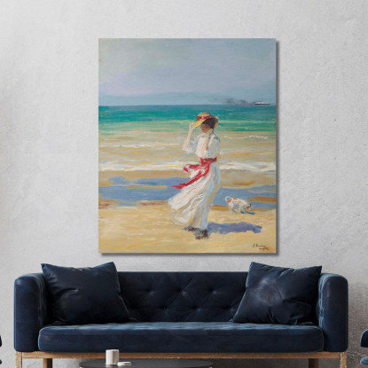 Una Giornata Ventosa Sir John Lavery sjl8 quadro stampato su tela