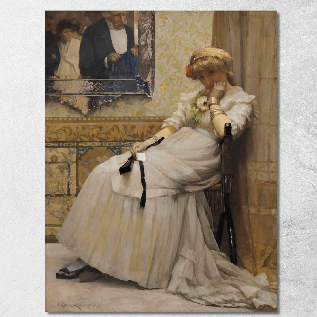 Dopo Il Ballo Sir John Lavery sjl10 quadro stampato su tela Dopo Il Ballo Sir John Lavery sjl10 quadro stampato su tela