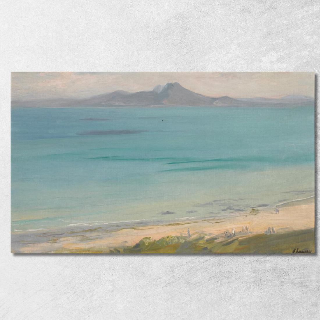Sera La Baia Di Tunisi Sir John Lavery sjl20 quadro stampato su tela Sera La Baia Di Tunisi Sir John Lavery sjl20 quadro stampato su tela