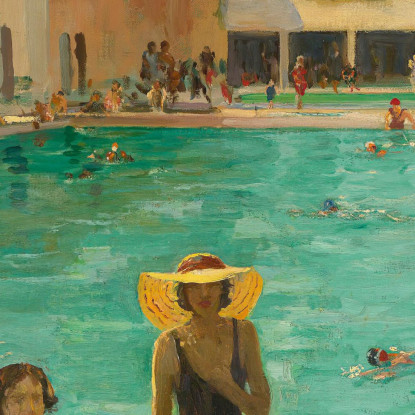 Inverno In Florida Sir John Lavery sjl60 quadro stampato su tela