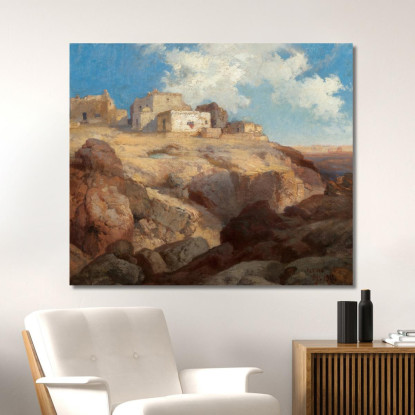Un Po' Di Acoma Nuovo Messico Thomas Moran tmr1 quadro stampato su tela