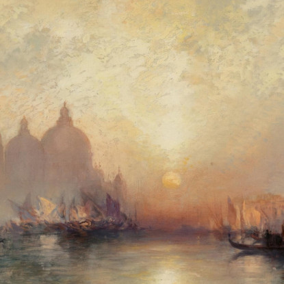 Ingresso Al Canal Grande Venezia 2 Thomas Moran tmr17 quadro stampato su tela