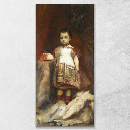 Il Principe Gottfried Zu Hohenlohe-Schillingsfürst Hans Makart hmk50 quadro stampato su tela