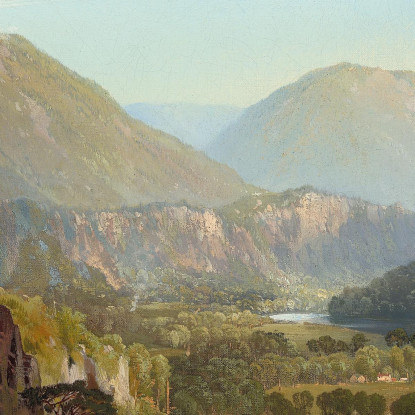La Sera Della Juniata Thomas Moran tmr67 quadro stampato su tela
