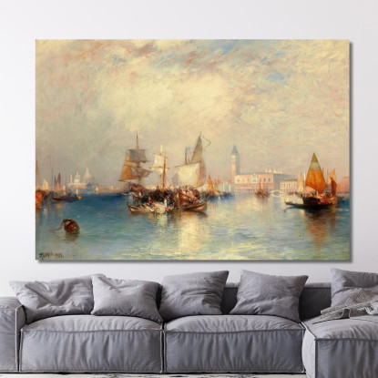 Canal Grande Di Venezia Thomas Moran tmr94 quadro stampato su tela