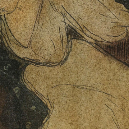 Gentiluomo In Gonna Cerca Di Convincere Una Signora Dubbiosa Su Un Divano Théophile Alexandre Steinlen tas25 quadro stampato su