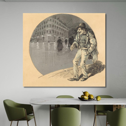 Innamorati Degli Amanti Théophile Alexandre Steinlen tas26 quadro stampato su tela