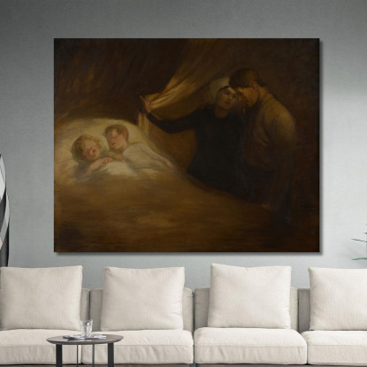 La Povera Gente Théophile Alexandre Steinlen tas33 quadro stampato su tela