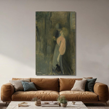 Il Bacio Théophile Alexandre Steinlen tas52 quadro stampato su tela