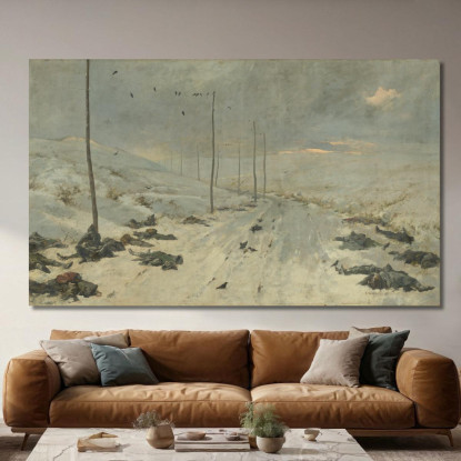 Dopo Il Combattimento Vasily Vereshchagin vvr7 quadro stampato su tela