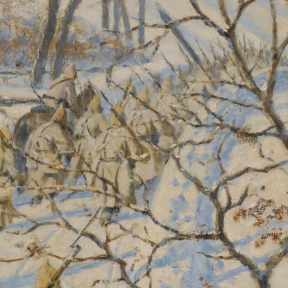 In Campagna Vasily Vereshchagin vvr38 quadro stampato su tela