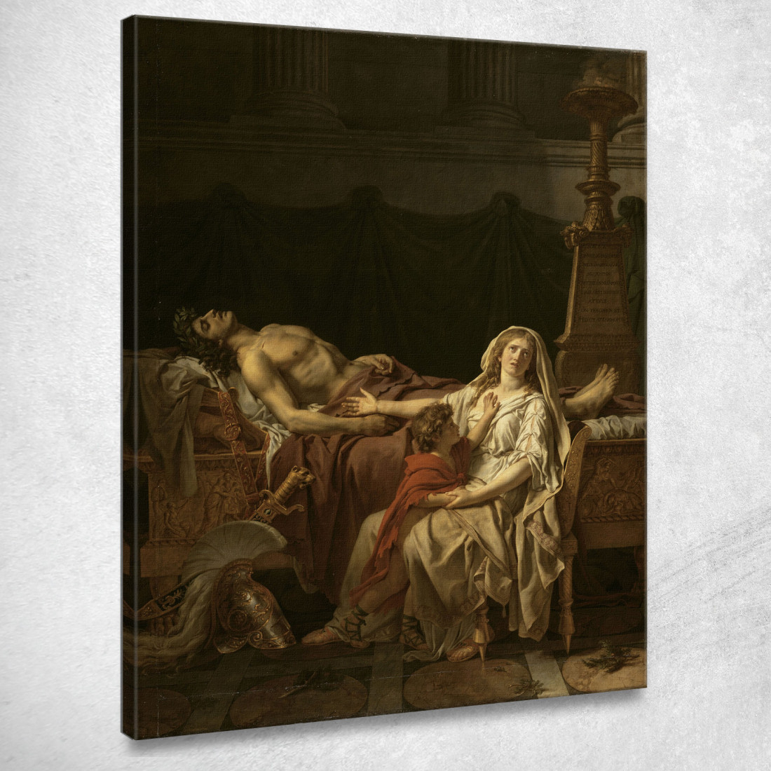 Andromaca Piange Ettore Jacques Louis David jld2 quadro stampato su tela Andromaca Piange Ettore Jacques Louis David jld2 quadro stampato su tela