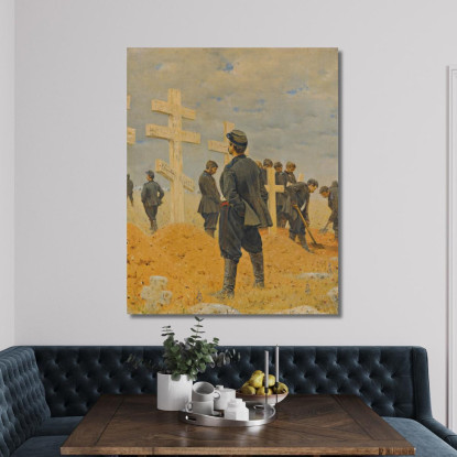 Gli Eroi Caduti Vasily Vereshchagin vvr59 quadro stampato su tela