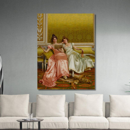 Un Capitolo Divertente Vittorio Reggianini vrg6 quadro stampato su tela