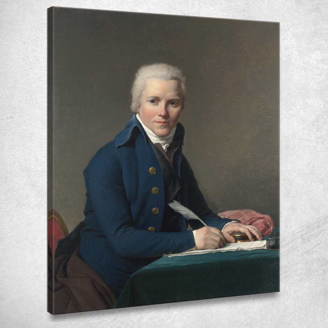 Ritratto Di Jacobus Blauw Jacques Louis David jld8 quadro stampato su tela Ritratto Di Jacobus Blauw Jacques Louis David jld8 quadro stampato su tela