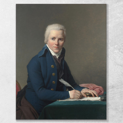 Ritratto Di Jacobus Blauw Jacques Louis David jld8 quadro stampato su tela
