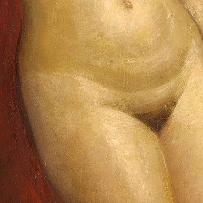 Uno Studio Di Un Nudo Femminile In Piedi William Etty wet2 quadro stampato su tela