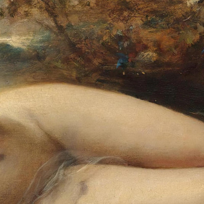 Una Giovane Donna Sdraiata Su Un Tappeto Di Pelliccia William Etty wet3 quadro stampato su tela