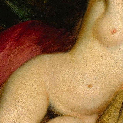 Nudo Femminile Sdraiato William Etty wet22 quadro stampato su tela