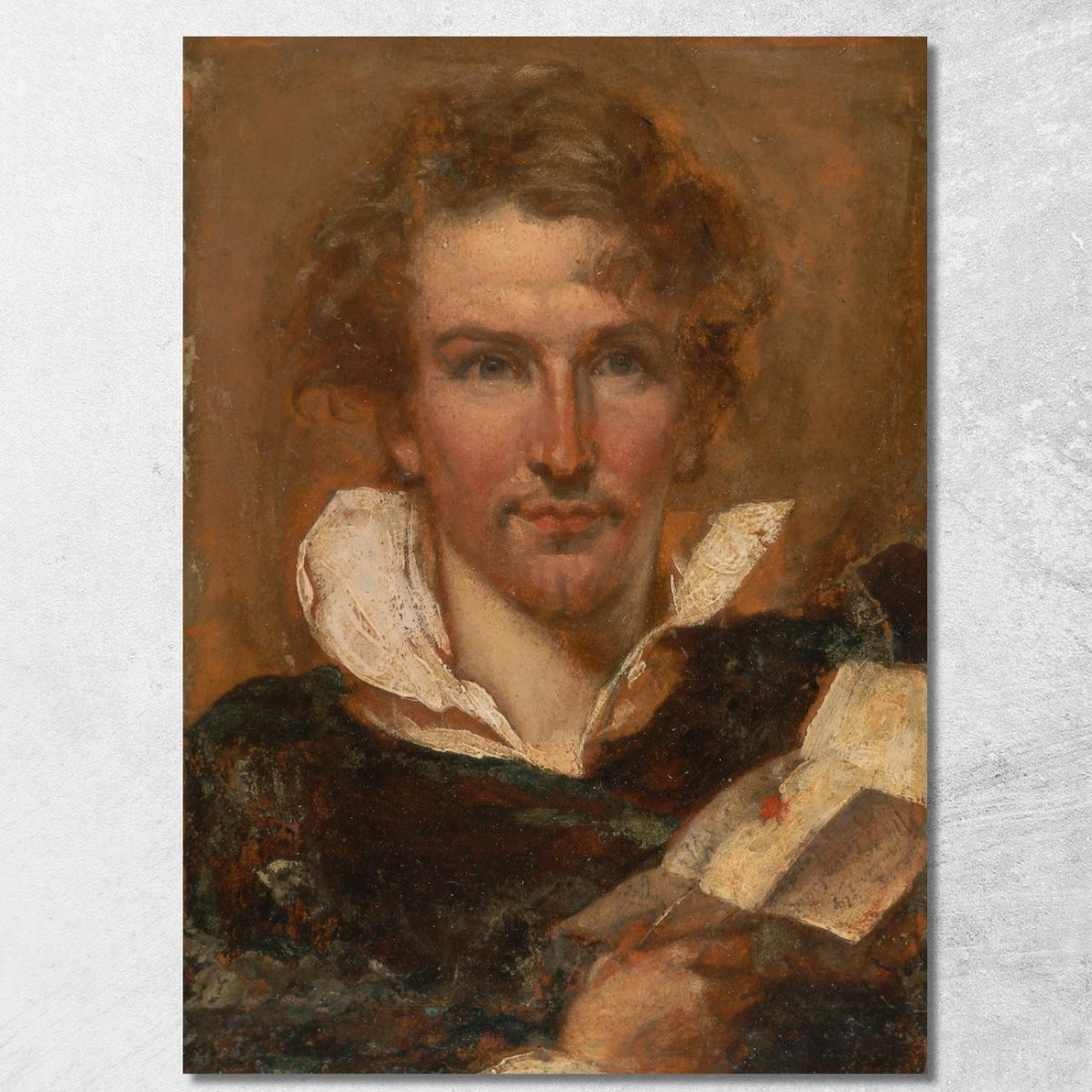 Autoritratto William Etty wet30 quadro stampato su tela