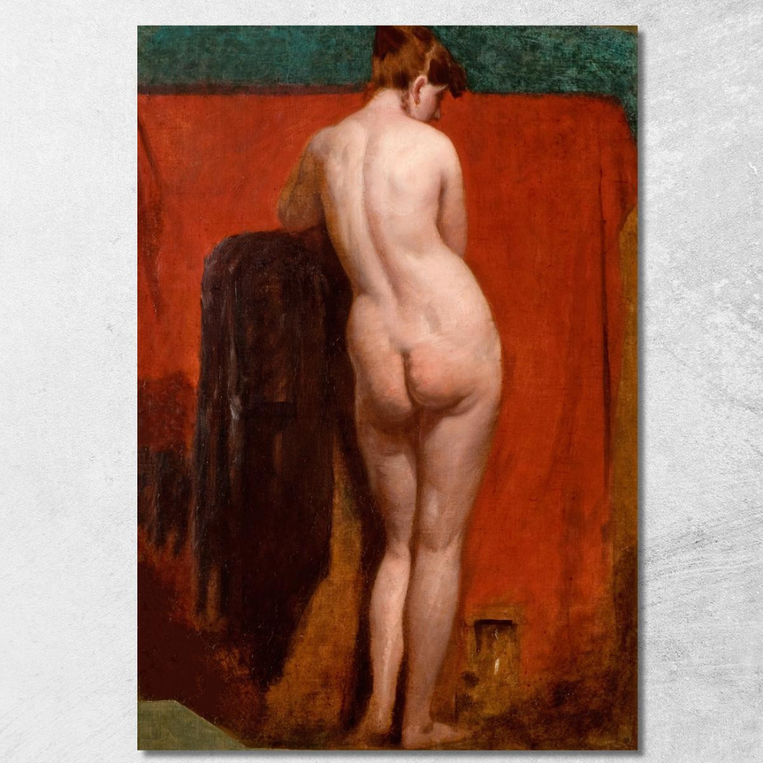 Nudo Femminile In Piedi 2 William Etty wet33 quadro stampato su tela Nudo Femminile In Piedi 2 William Etty wet33 quadro stampato su tela