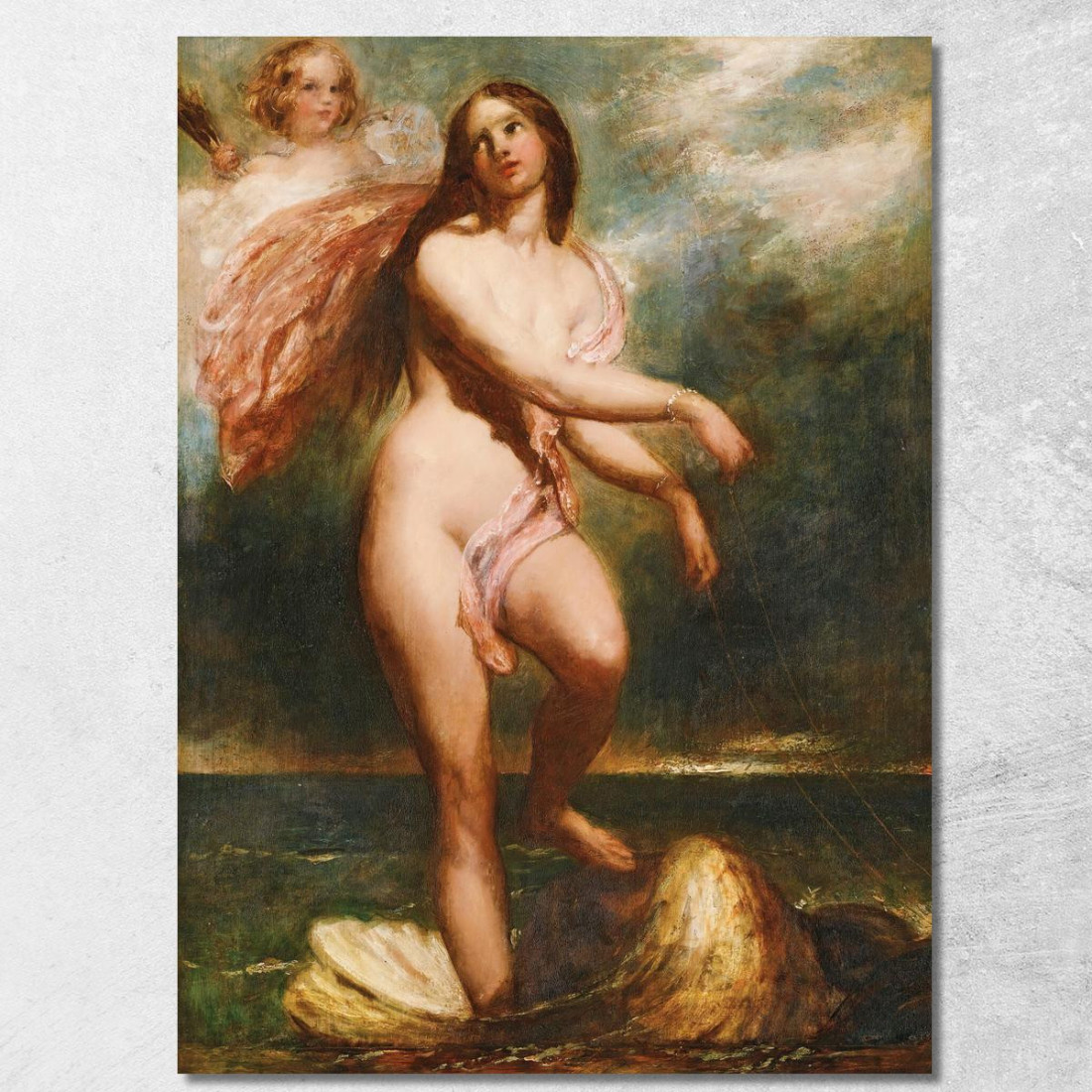 La Nascita Di Venere William Etty wet40 quadro stampato su tela La Nascita Di Venere William Etty wet40 quadro stampato su tela