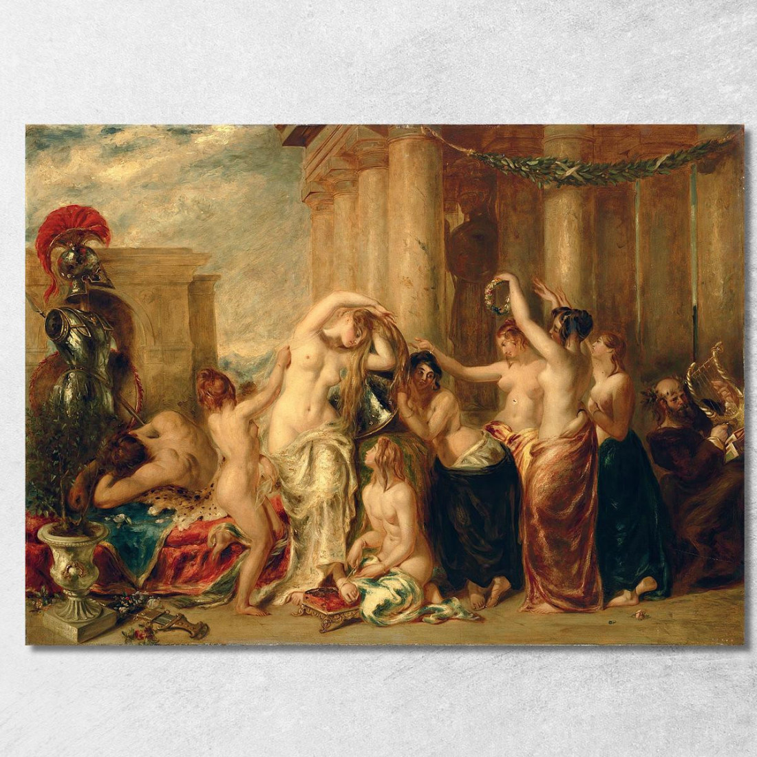Venere E I Suoi Satelliti William Etty wet45 quadro stampato su tela Venere E I Suoi Satelliti William Etty wet45 quadro stampato su tela