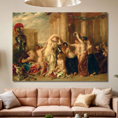 Venere E I Suoi Satelliti William Etty wet45 quadro stampato su tela
