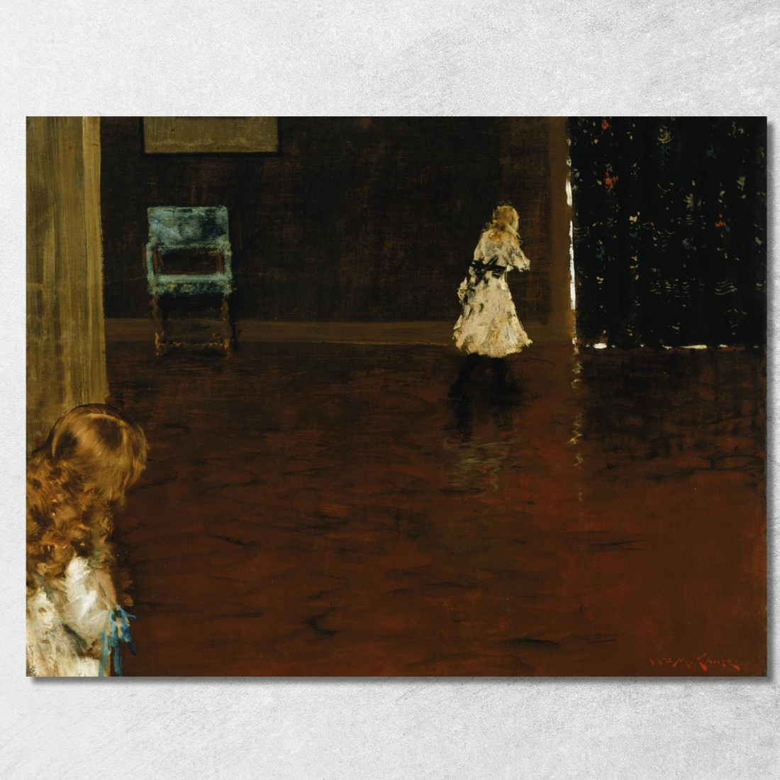 Nascondino William Merritt Chase wmc28 quadro stampato su tela Nascondino William Merritt Chase wmc28 quadro stampato su tela