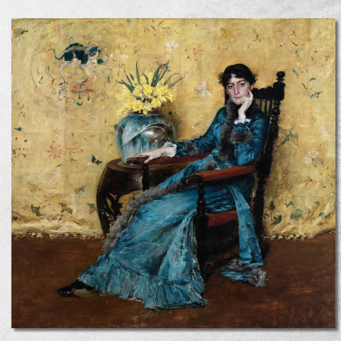 Ritratto Di Dora Wheeler William Merritt Chase wmc58 quadro stampato su tela Ritratto Di Dora Wheeler William Merritt Chase wmc58 quadro stampato su tela