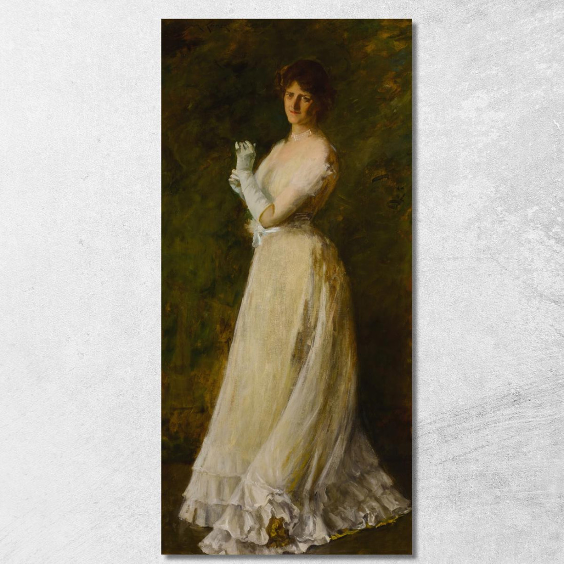 Ritratto Della Signorina B. William Merritt Chase wmc61 quadro stampato su tela Ritratto Della Signorina B. William Merritt Chase wmc61 quadro stampato su tela
