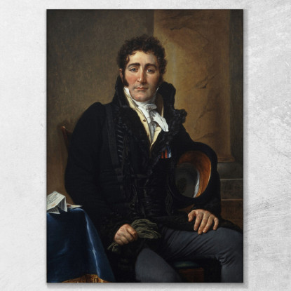 Ritratto Del Conte Di Turenne Jacques Louis David jld28 quadro stampato su tela