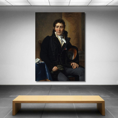Ritratto Del Conte Di Turenne Jacques Louis David jld28 quadro stampato su tela
