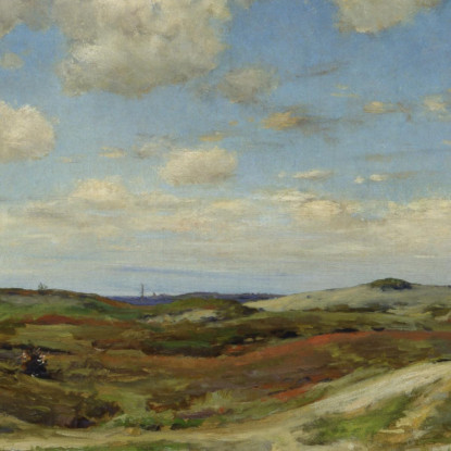 Colline Di Shinnecock William Merritt Chase wmc73 quadro stampato su tela