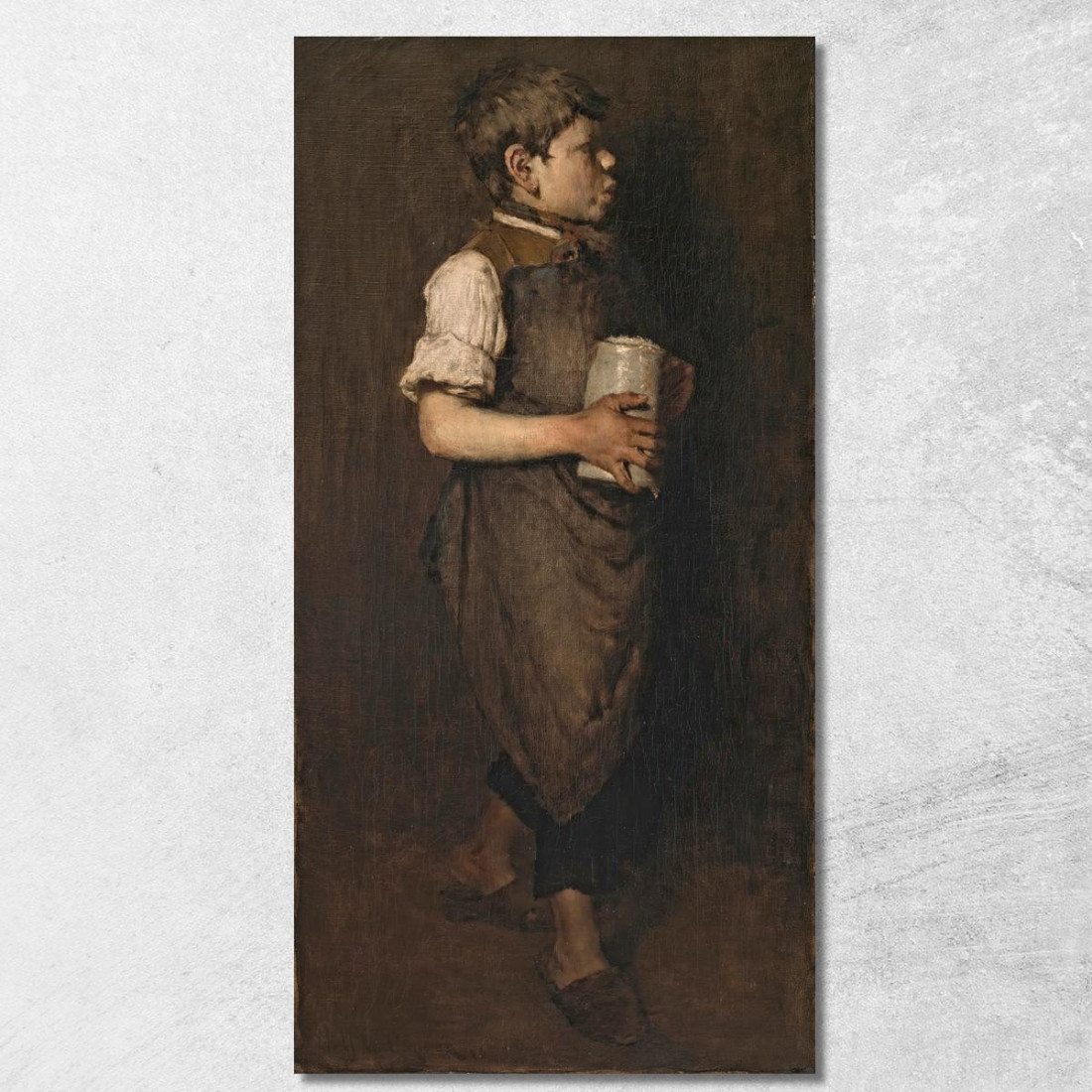 Il Ragazzo Che Fischietta William Merritt Chase wmc104 quadro stampato su tela Il Ragazzo Che Fischietta William Merritt Chase wmc104 quadro stampato su tela