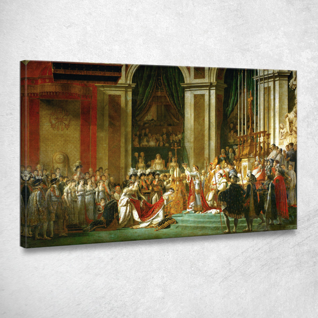 L'Incoronazione Dell'Imperatore E Dell'Imperatrice 2 Jacques Louis David jld34 quadro stampato su tela L'Incoronazione Dell'Imperatore E Dell'Imperatrice 2 Jacques Louis David jld34 quadro stampato su tela