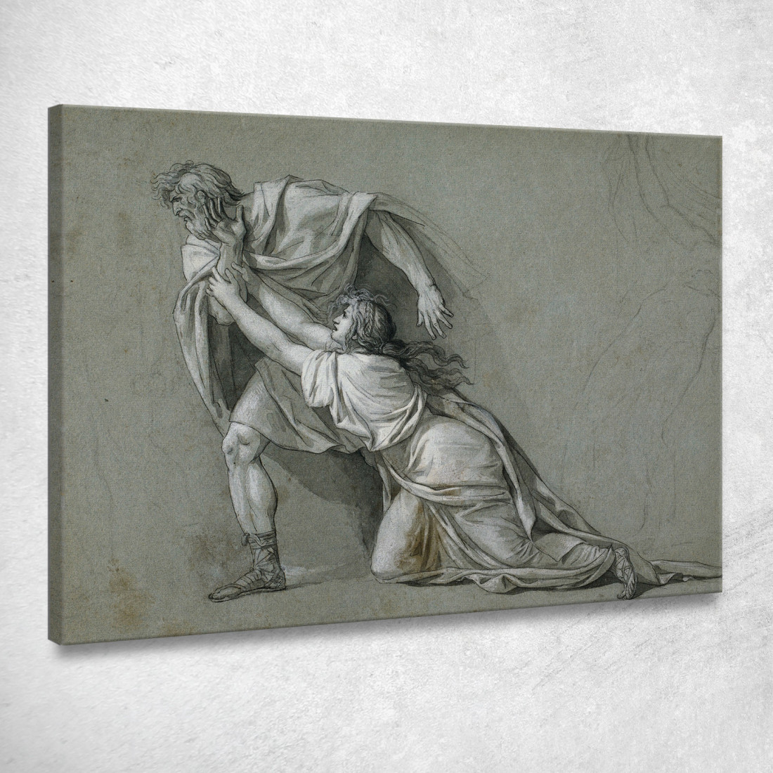La Partenza Di Marco Attilio Regolo Per Cartagine Jacques Louis David jld38 quadro stampato su tela La Partenza Di Marco Attilio Regolo Per Cartagine Jacques Louis David jld38 quadro stampato su tela