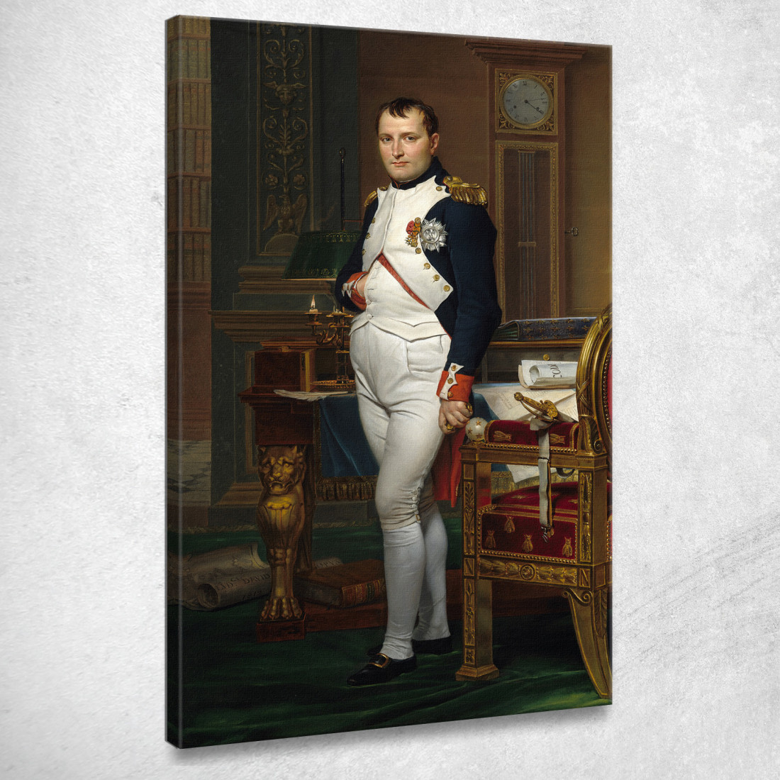 L'Imperatore Napoleone Nel Suo Studio Alle Tuileries Jacques Louis David jld39 quadro stampato su tela L'Imperatore Napoleone Nel Suo Studio Alle Tuileries Jacques Louis David jld39 quadro stampato su tela