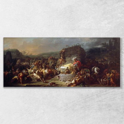 I Funerali Di Patroclo Jacques Louis David jld41 quadro stampato su tela