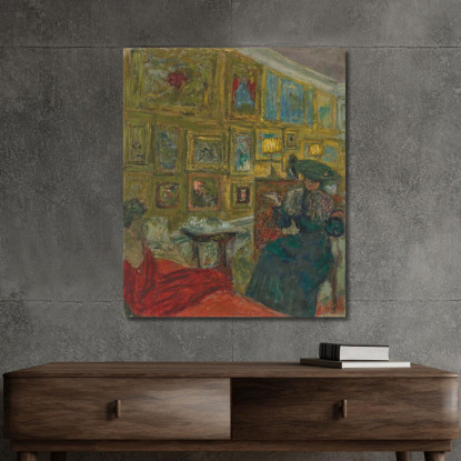 Il Visitatore Édouard Vuillard evu59 quadro stampato su tela