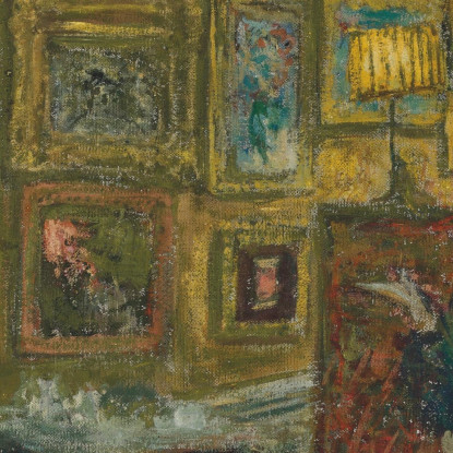 Il Visitatore Édouard Vuillard evu59 quadro stampato su tela