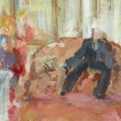 L'Appartamento Hessel Rue De Rivoli Parigi Édouard Vuillard evu162 quadro stampato su tela