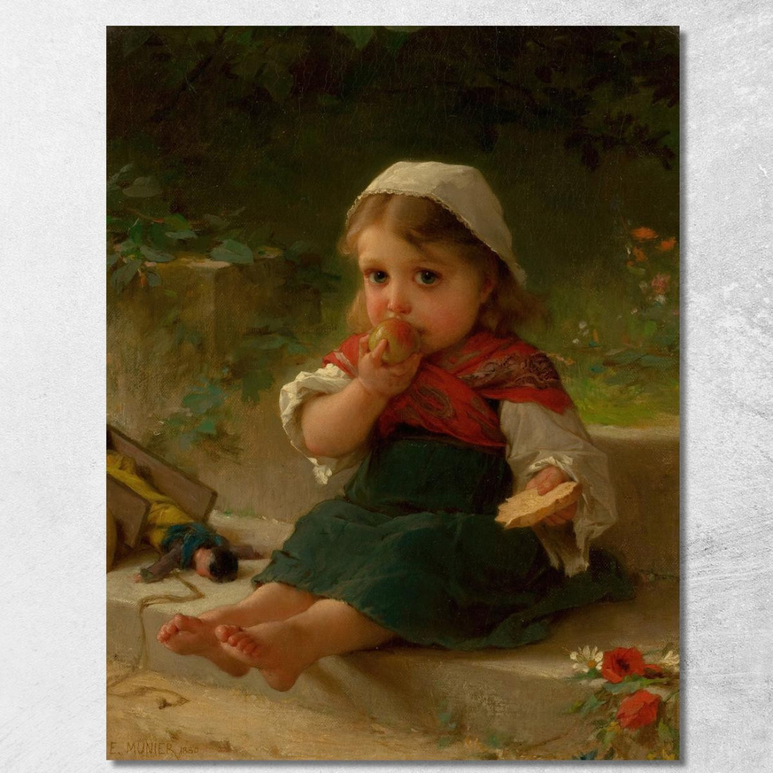 Ritratto Di Un Bambino Émile Munier emn21 quadro stampato su tela Ritratto Di Un Bambino Émile Munier emn21 quadro stampato su tela