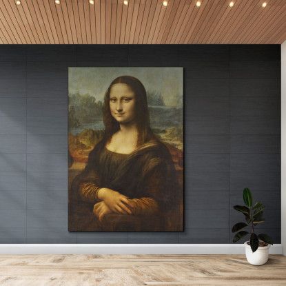 La Gioconda Leonardo Da Vinci ldv7 quadro stampato su tela